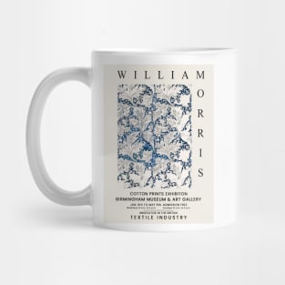 William Morris Wallflower Pattern 1890, William Morris Floral Exhibition Wall Art Design Mug